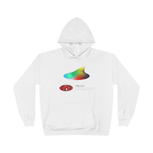 Abstract Rainbow Wave Hoodie – Minimalist Graphic Pullover