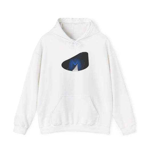 Blue Crowd Logo Hoodie — Modern Concert/Streetwear Pullover